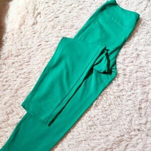 Dear Scarlett Pull On Green Statement Maximalist Kid Core Dopamine Skinny Pants
